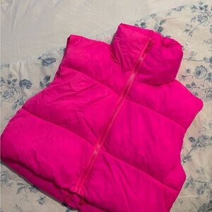 Vibrant Pink Puffer Vest